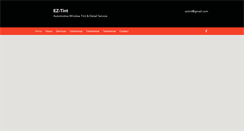 Desktop Screenshot of ez-tint.com