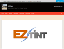 Tablet Screenshot of ez-tint.com